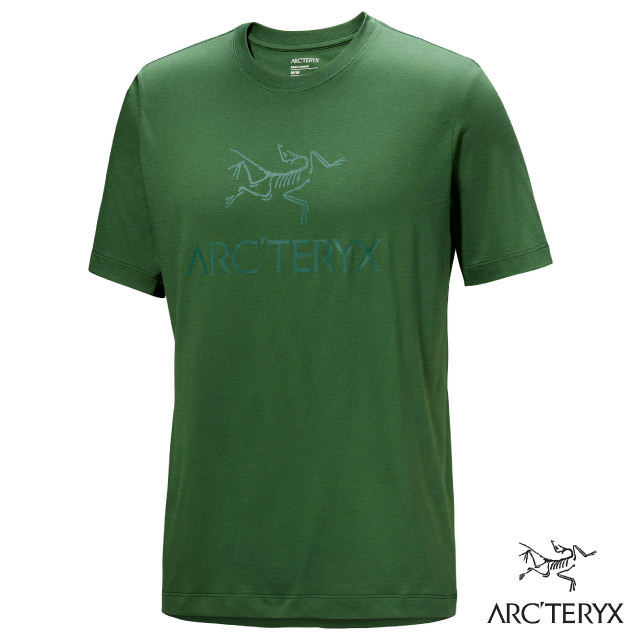 【ARCTERYX 始祖鳥】男 Arc'Word Logo 登山輕量透氣短袖圓領排汗衣/X000007991 伊甸綠✿30E010